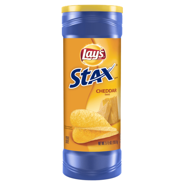 LAYS STAX CHEDDAR 155g