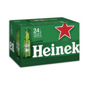 CAJA DE HEINEKEN BOTELLA CALIENTE BOTELLA