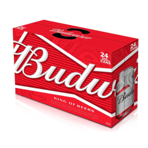 CAJA DE BUDWEISER LATA CALIENTE 24UNI