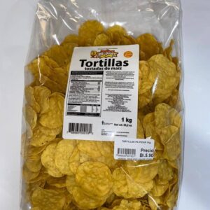 TORTILLAS TOSTADAS DE MAIZ PA PICAR 1kg