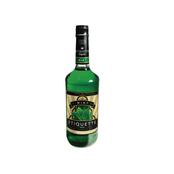 ETIQUETTE GREEN MENTHE 1L