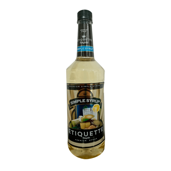 ETIQUETTE SIMPLE SYRUP 1L