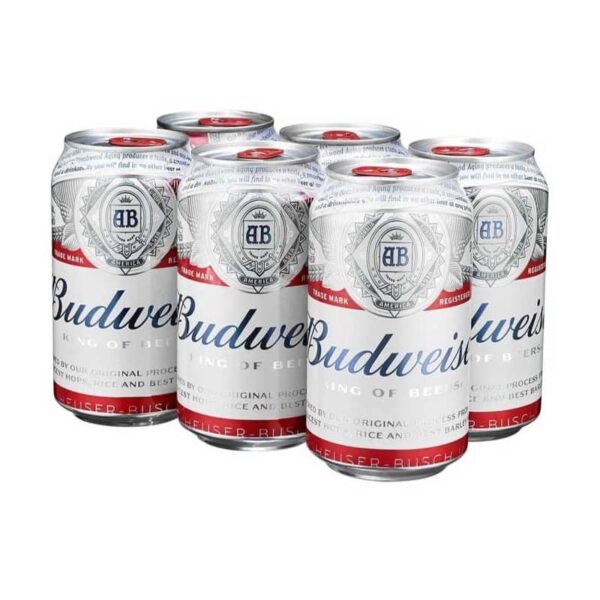SIX PACK BUDWEISER LATA