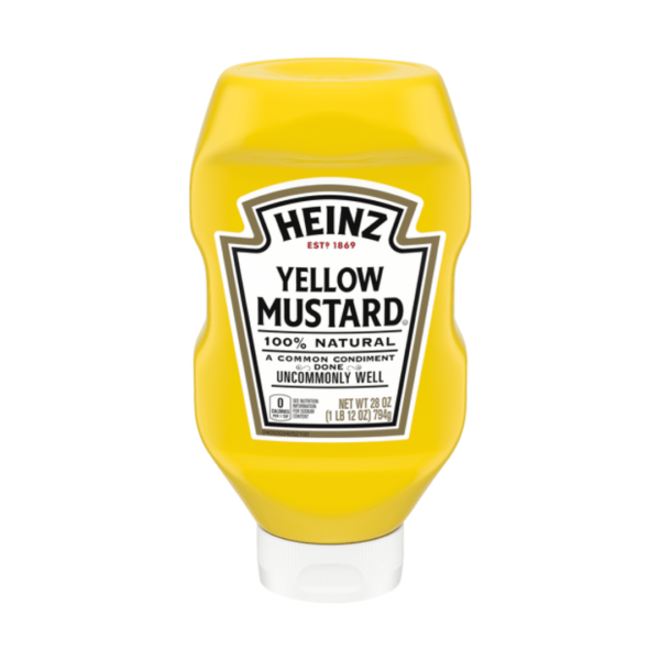 HEINZ YELLOW MUSTARD 13oz