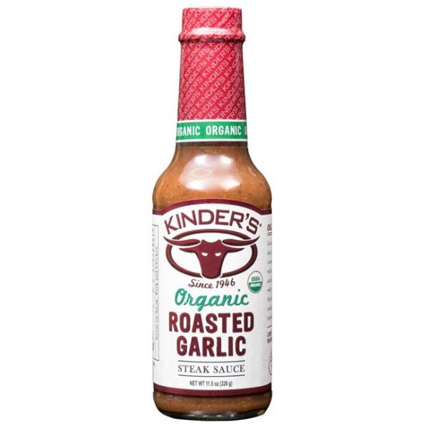 KINDER'S ORGANIC ROASTED GARLIC 326g