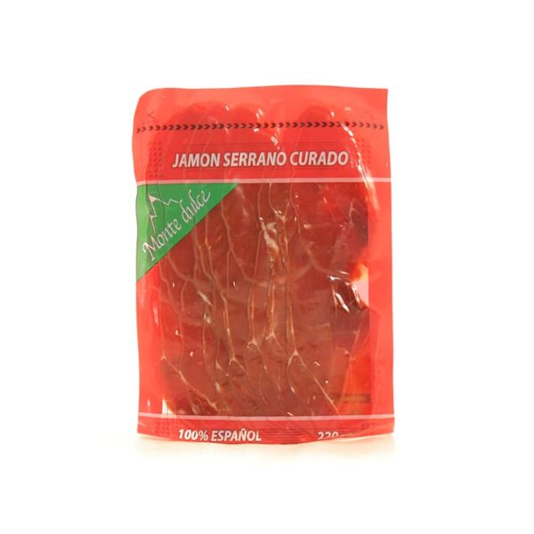 JAMON SERRANO CURADO MONTE DULCE 220g